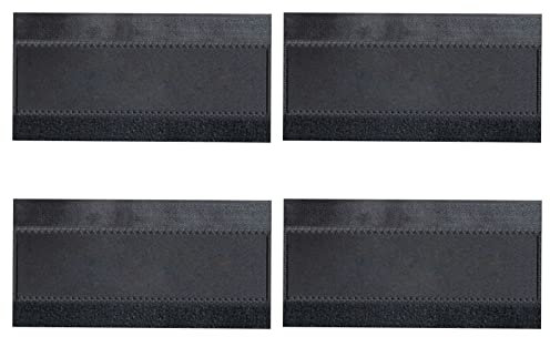 SWYSGS 4Pcs Radfahren Fahrrad Rahmen Kettenschutz Aufkleber Guard Pad Fahrrad Kette Schutzhülle Wrap (schwarz) Fahrrad Kettenschutz Kettenstrebe Guard.