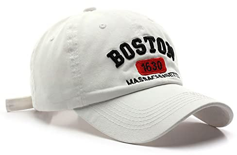 Boston Cap Unisex Baseball Cap Sonnenhut Verstellbar Trucker Cap, Weiss/opulenter Garten, M-L