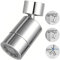 360° Rotatable Kitchen Tap Aerator Spray Head, Tap Faucet Attachment Spray with Dual-Function 2 Sprayer, Replacement Tap End Diffuser Spout Bubbler Head Aerator, Tap Adapter Accessories