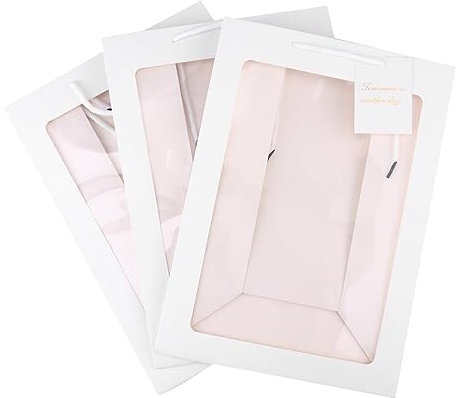 Exquisite Papiertüten Zum Verpacken Von Blumensträußen 3er-pack für Geschenktüten Partys Feiertage Geburtstage