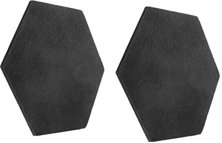 ibasenice 2st Akustikplatten Schallschutzdecke Für Die Tür Schallabsorber An Der Wand Korkmattenkleber Soundpanel Für Ein Heimstudio Flanell-sechskantplatte Material Schallabsorption Gefühlt