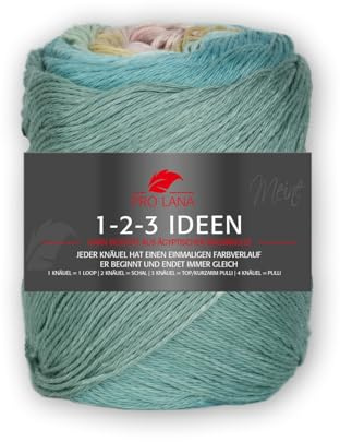 Pro Lana 1-2-3 Ideen 19 - salbei/mint/limone/rose