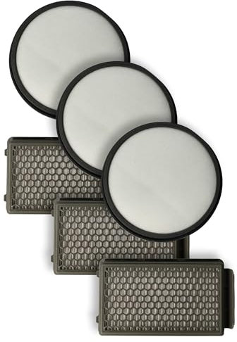 vhbw Filter-Set kompatibel mit Rowenta RO3731EA, RO3753EA, RO3786EA, RO3718EA, RO3724EA, RO3798EA - 6x Filter (HEPA-Filter, Vormotor-Filter)