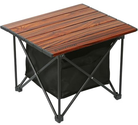 ROCK CLOUD Portable Folding Camping Table Upgrade Frame More Stable Ultralight Aluminum Outdoor Beach Table with Storage Bag for Camping Hiking Backpacking Picnic
