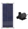 Kit de Bomba de Fuente Solar, Panel Solar de Polisilicio de 12 V 30 W y Bomba de Fuente de Baño Solar para Pájaros, Bomba de Agua Solar de Vidrio para Fuentes Solares, Estanques,
