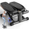 Vannect 2 in 1 Mini Stepper für Zuhause Mit Power Ropes, Up-Down Swing Mit Smart-Display, Hometrainer für Anfänger & Fortgeschrittene, Bis zu 150 KG