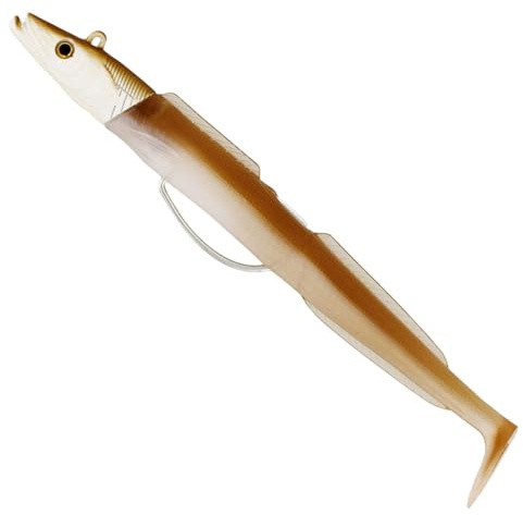 Westin Sandy Andy Weedless Jig Sinking - Gummifische, Farbe:Butterfish, Gewicht/Länge/Hakengröße:33g / 15cm / Gr. 2/0
