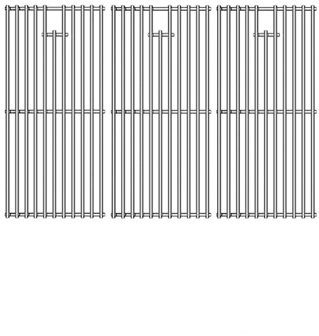KIKIBRO 17/17,5/19,5 Zoll Edelstahl Grillroste Ersatz für Charbroil 463344116 463343015 Gas2coal 463340516 463370516