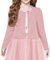Arshiner Cardigan per Bambine Rosa A Maniche Lunghe con Bottoni sul Davanti Scollo Rotondo Casual Giacca da Matrimonio E Comunione 150/11-12 Anni