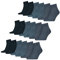 PUMA unisex Quarter Sportsocken Kurzsocken Socken 9 Paar, Farbe:Blau, Menge:9 Paar (3x 3er Pack), Größe:43-46, Artikel:-460 denim blue
