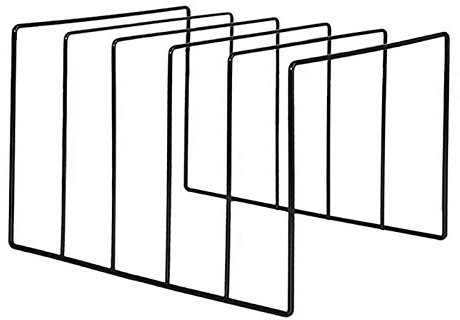 JANZU Metal Vinyl Record Display Shelf Turntable Storage Shelf Exhibit Stand Holder B