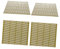 TIDTALEO 4 Piezas Alfombrillas de Sushi Utensilios para Sushi Superficie Antiadherente Limpiar para Cocinas y Principiantes