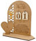 1 Set aus Holz für Hochzeit, Countdown-Kalender, Urlaub, Geburtstag, Dekoration für drinnen und draußen, Garten, Hof, Dekoration, Hochzeitskalender