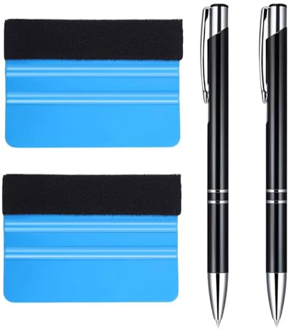 Stylo professionnel rétractable pour retirer les bulles d'air pour désherber facilement et films de protection, outil facile à utiliser pour envelopper la voiture