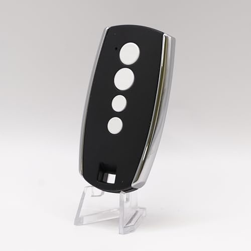 King Gates STYLO 4 K Schwarz – Fernbedienung 4 Kanäle Rolling Code 433,92 MHz für Tore und Garage King Gates – Offizielle Fernbedienung + 1 Goodies Domobi