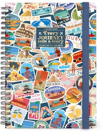 Legami - Agenda Settimanale Spiralata 2026-2027, 16 Mesi Large, 15x21cm