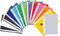 Brunnen Schnellhefter Kunststoff - GROßPACK bunt - 5 Pack mit je 12 + 1 Stück bzw. Farben im Pack