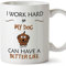 MUGFFINS Puppy Mug -Dog Better Life - Funny Gift/Present for Pet Lovers - Tea/Coffee Ceramic Cup 11oz