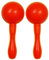 A-Star Plastic Maracas Red Pair - 16cm Shaker Rattle, Percussion Rhythm Instrument