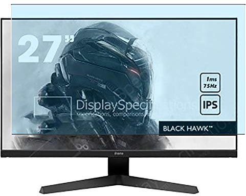 Vaxson 2 Stück Anti Blaulicht Schutzfolie kompatibel mit Iiyama G-Master G2740QSU-B1 27 Display Monitor Bluelight folie folien Displayschutzfolie （ nicht Panzer Schutz Glas folie nicht PanzerGlas ）