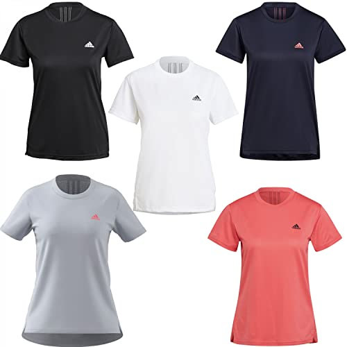 adidas Damen W 3s T Shirt, Weiß / Schwarz, L EU