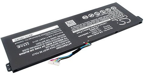 Replacement Battery for Acer Chromebook 15 CB5-571-C4G4, Chromebook 15 CB5-571-C4T3, Chromebook 15 CB5-571-C506, Chromebook 15 CB5-571-C6DL, 15.2V/3000mA