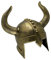 LOOYAR Erwachsene Mittelalter Mittelalter Wikinger Alter Hörner Wikinger Helm Berserker Soldat Krieger Kostüm Hut für Kampfspiele Halloween Cosplay Bronze