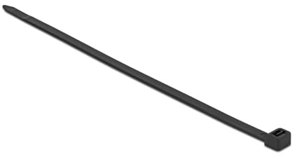 Delock Kabelbinder hitzebeständig L 380 x B 7,6 mm schwarz 50 Stück