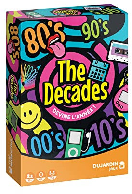 The Decades Fun Garanti – Viaje con Travers Le Temps – A Jouer en Familia o Entre Amigos – Devine Les Deportes Des Évenes