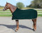 QHP Fleecedecke Abschwitzdecke Basic grün 145 cm