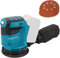 Cordless Random Orbit Sander, Electric Random Sander with 125mm 4Pcs Sandpapers, for Wood, Polishing, Sanding, Compatible with Makita 18V Lithium-ion Batteries(Body Only, Not Included Batteries)