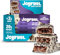 JOYFUEL Barre Protéinée - Goûts Chocolat Blanc & Cookie & Cream - <2g de sucre - 20g de protéines - Boîte de 12 barres X 55g