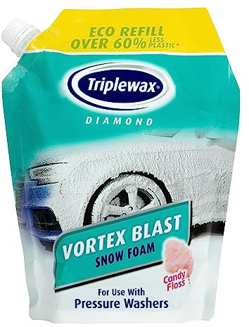 Triplewax Snow Foam Pouch 1.2L – Concentrated Pre-Wash for Thick Foam Cleaning