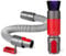 Dust Brush + Flexible Extension Hose Compatible with Dyson Outsize/ V7/ V8/ V10/ V11/ V15 Vacuum Cleaner, Soft Bristle Dust Removal Brush, Vacuum Replacement Parts