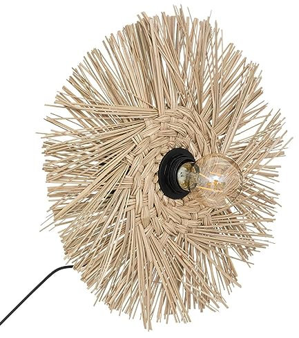 Atmosphera - Applique murale Tea en paille D34cm