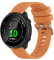 Wownadu 20mm Bracelet Compatible pour Garmin Forerunner 245 55 165 645 158 Orange Bracelets de Remplacement en Silicone Sport Strap Femme Homme, Accessoires (Pas de Tracker)