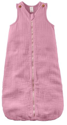 hessnatur Schlafsack Mädchen und Jungen Unisex Musselin aus Reiner Bio-Baumwolle | nachhaltig und fair hergestellt (Fair Wear Foundation)