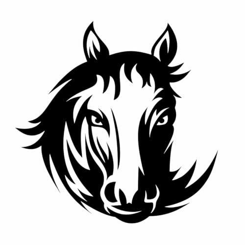 Aufkleber Sticker - Pferdkopf für Auto Pferdeanhänger Wohnmobil PKW Car Anhänger Trailer