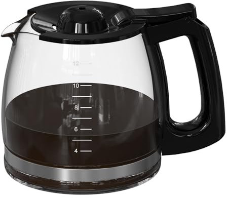 12 Cup Coffee Maker Carafe Replacement Pot Compatible with Hamilton Beach Flexbrew Models: 49902, 49915, 49905C, CM4309, 49317, 49467, 49611, 49904, 49934, 46230, 46290, 46293, Part Number: 990136800