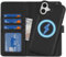 Zouzt Case for iPhone 16 Plus 6.7 Inch, 2 in 1 Detachable Wallet with Card Holder for MagSafe Magnetic Wireless Charging Premium PU Leather Flip Folio Kickstand Shockproof Cover Women Men, Black
