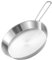 WYLZLKX Sartenes plegables de acero inoxidable 304 portátiles, antiadherentes, con mango extraíble, prácticos utensilios de cocina, 16 cm