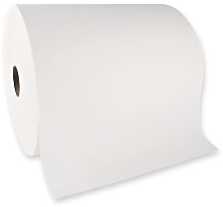 1 Stück Hygoclean Wischtücher Light | Airlaid, Rolle, weiß, L: 40cm, B: 38cm, Laufmeter: 285m, Kerndurchmesser: 7cm, Abrisse: 750, Reinigungstücher, Putztücher, Poliertücher