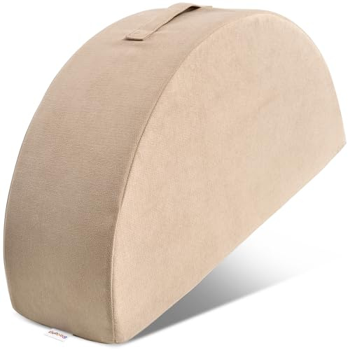 Linodino® Halbmond Wippe – Spielsofa Add-on aus Schaumstoff | Bauteil & Erweiterung zum Wippen, Balancieren & Bauen | Strandbeige