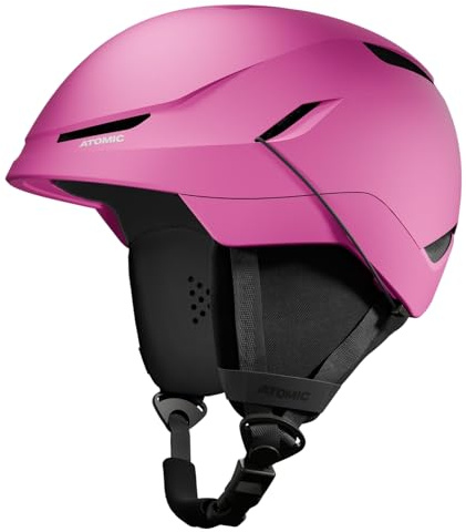 ATOMIC REVENT JR Skihelm - Pink - Größe 51–55 - Snowboard- & Ski-Helm für Kinder & Jugendliche - 360° Fit System & Aircon Belüftungssystem - Holo Core für maximale Stoßdämpfung