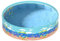 Piscina pieghevole per bambini, 120 x 45 cm, in PVC, per interni ed esterni