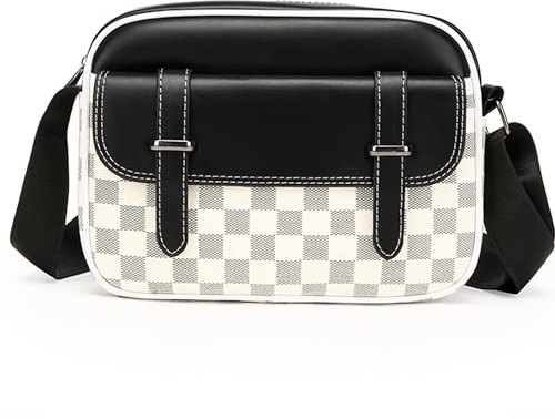 ibalulu Umhängetasche Herren PU Leder Schultertasche, Vintage Crossbody Bag Handtaschen Herren Wasserdicht & Leichte mit Mehreren Fächern Messenger Bag für Büro, Reisen und Alltag