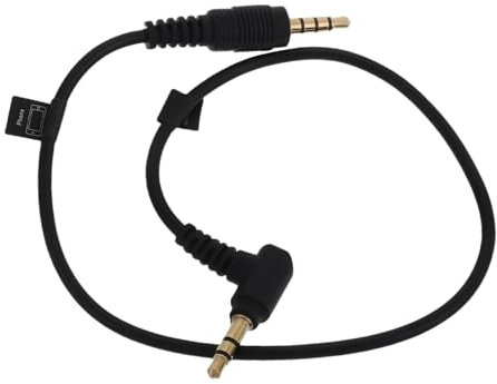 HOMSFOU Multi Function Trrs to Trs Headphone Mic Adapter Cable Audio Connector for Computer DSLR Camera and Smartphones Durable Compatibility