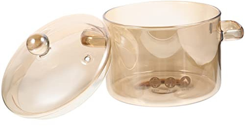 HOLIDYOYO Pentola Vetro con Design Ergonomico per e Pasta per Induzione