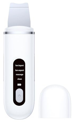 Exfoliant facial ultrasonique - Spatule pour cheveux nettoyante des pores du visage | Nettoyeur de pores réutilisable avec modes personnalisables, machine d' faciale d'intensité A