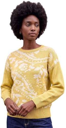 Roman Originals Thick Jumper for Women UK - Ladies Winter Autumn Smart Casual Knit Knitted Knitwear Pull-On Round Crew Neck Long Sleeve Work Office Dinner Party